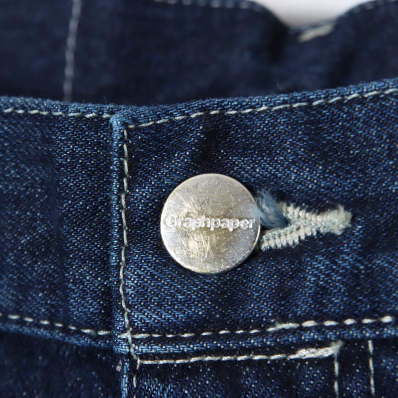 Graphpaper(����եڡ��ѡ�) Selvage Denim Two Tuck Wide Pants