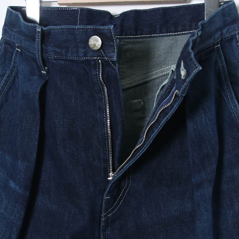 Graphpaper(����եڡ��ѡ�) Selvage Denim Two Tuck Wide Pants