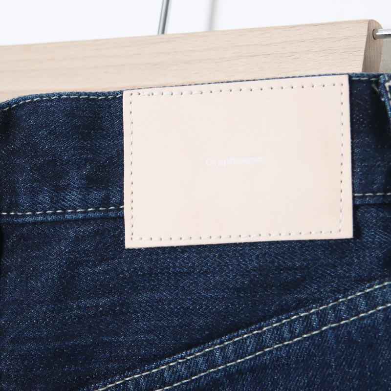 Graphpaper(����եڡ��ѡ�) Selvage Denim Two Tuck Wide Pants