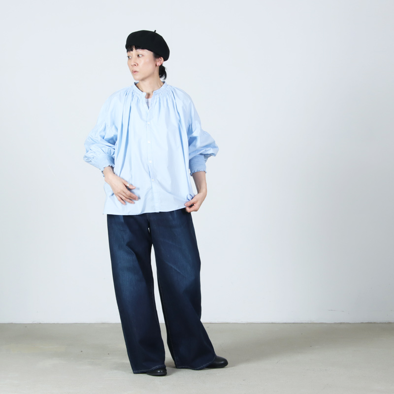 Graphpaper(����եڡ��ѡ�) Selvage Denim Two Tuck Wide Pants