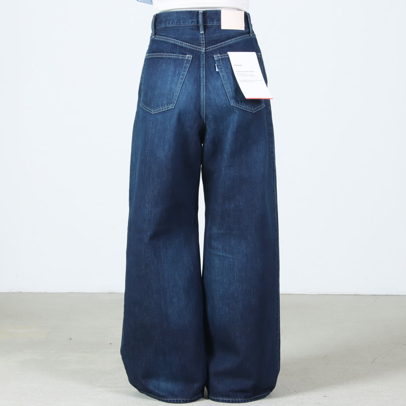Graphpaper(����եڡ��ѡ�) Selvage Denim Two Tuck Wide Pants