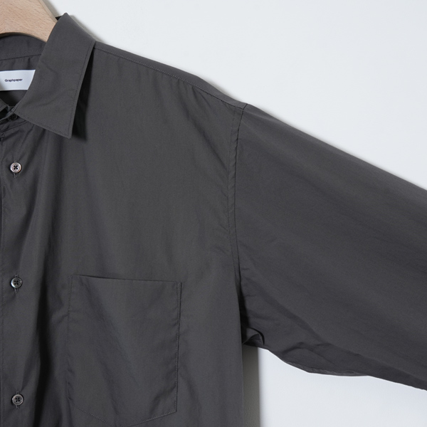 Graphpaper(����եڡ��ѡ�) Broad Regular Collar Shirt
