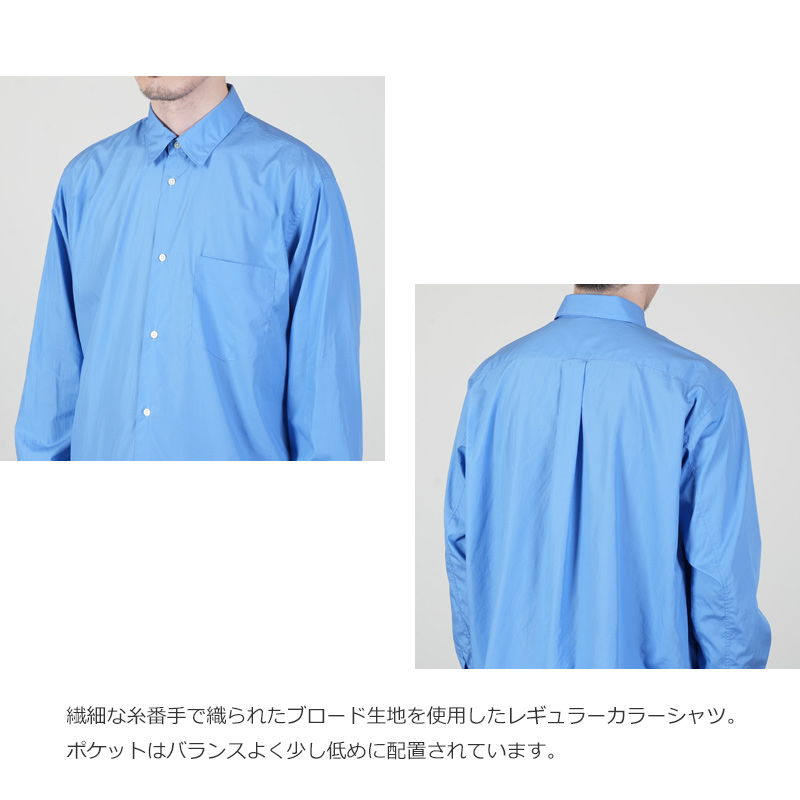 Graphpaper(����եڡ��ѡ�) Broad Regular Collar Shirt
