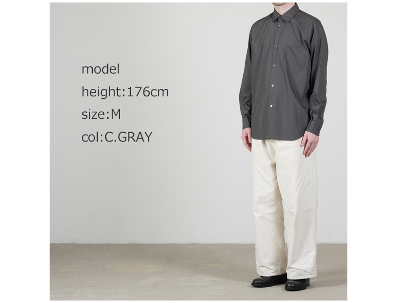 Graphpaper(����եڡ��ѡ�) Broad Regular Collar Shirt