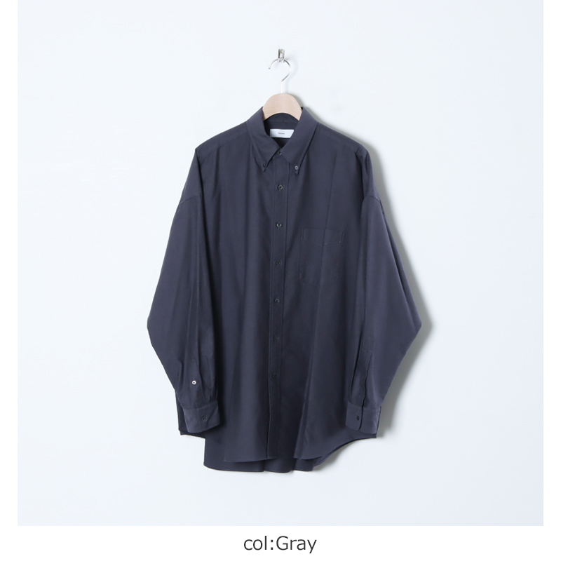 Graphpaper(����եڡ��ѡ�) Oxford L/S Oversized B.D Shirt