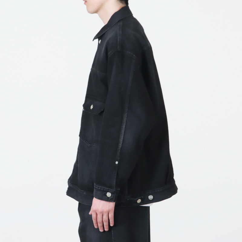 Graphpaper (グラフペーパー) Selvage Denim Jacket -DARK FADE