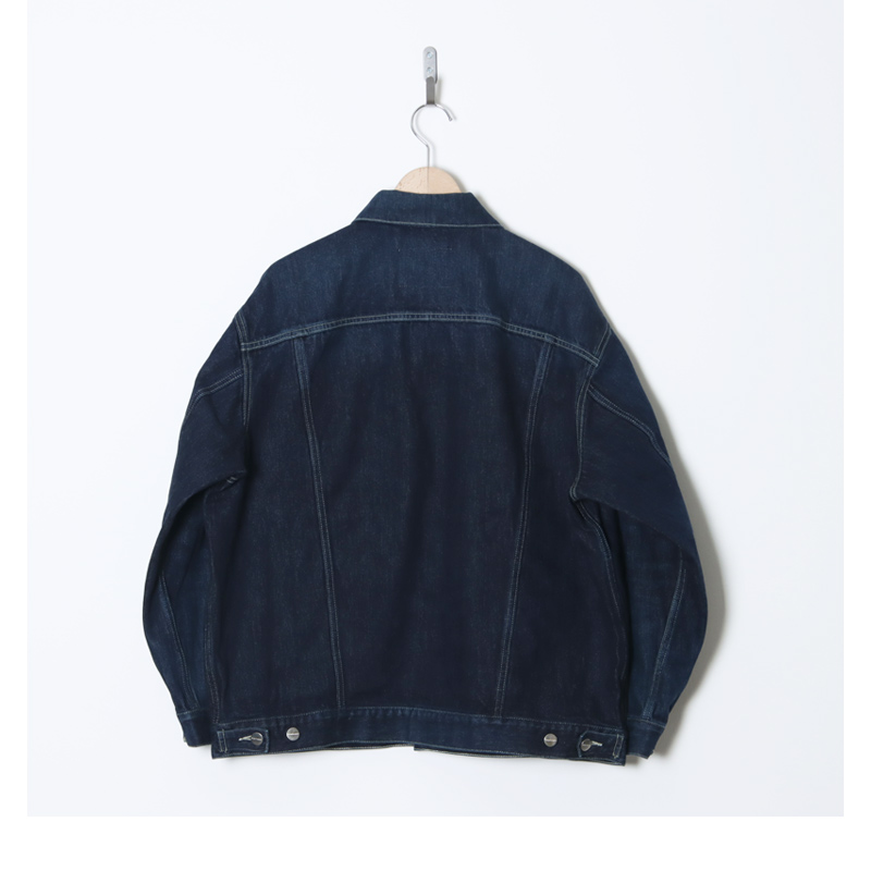 Graphpaper (グラフペーパー) Selvage Denim Trucker Jacket -DARK