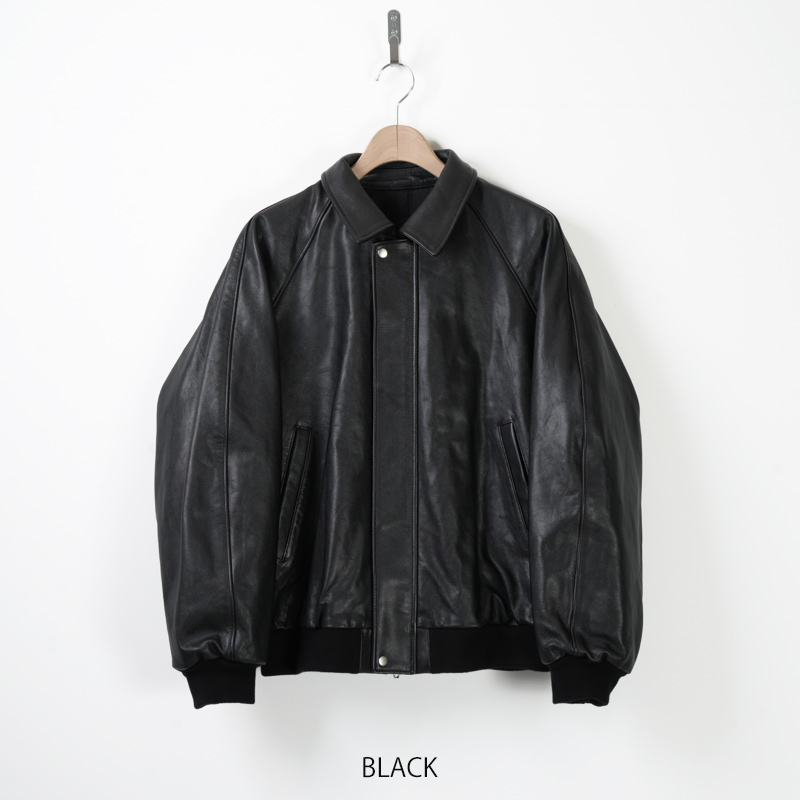 Graphpaper(����եڡ��ѡ�) Cow Leather Raglan Blouson