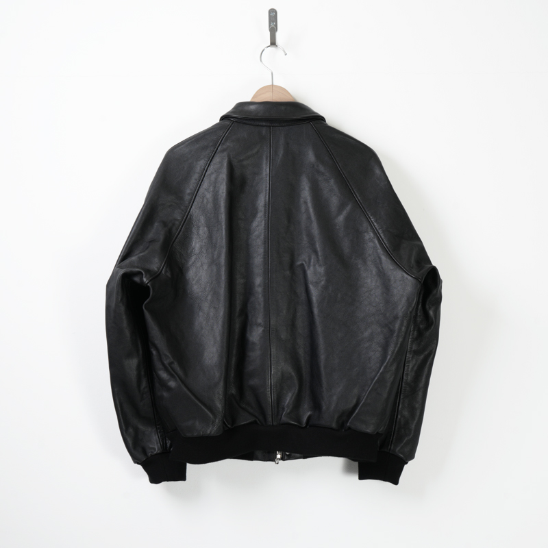 Graphpaper(����եڡ��ѡ�) Cow Leather Raglan Blouson