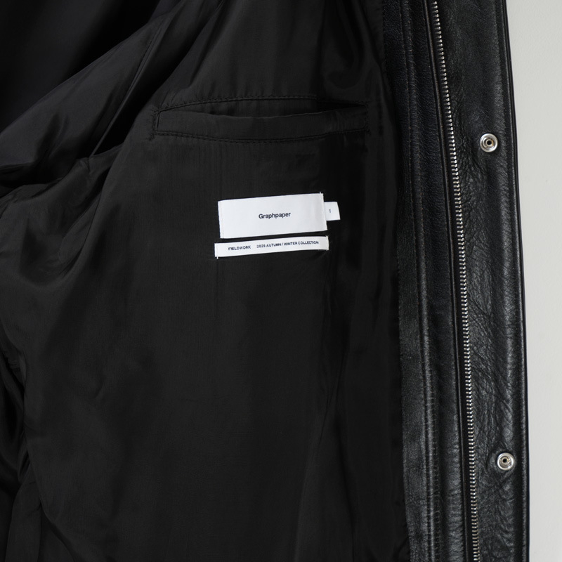 Graphpaper(����եڡ��ѡ�) Cow Leather Raglan Blouson