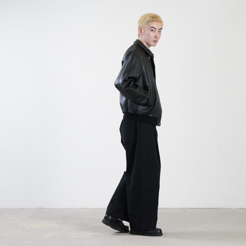 Graphpaper(����եڡ��ѡ�) Cow Leather Raglan Blouson