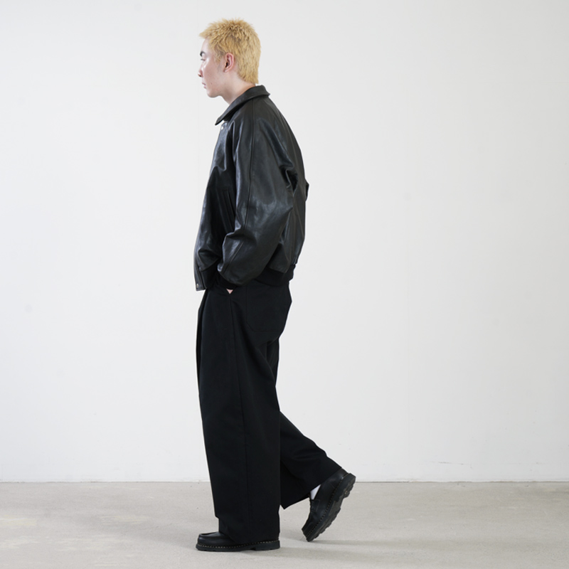 Graphpaper(����եڡ��ѡ�) Cow Leather Raglan Blouson