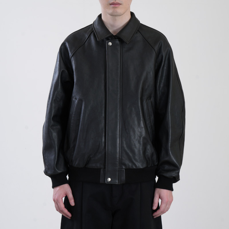 Graphpaper(����եڡ��ѡ�) Cow Leather Raglan Blouson