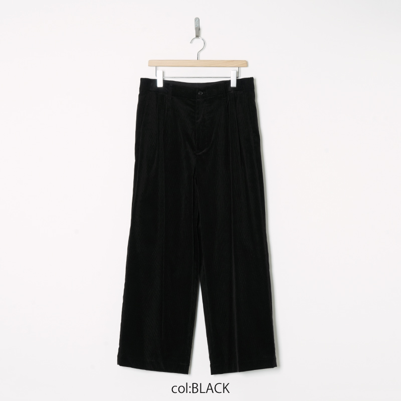 Graphpaper(����եڡ��ѡ�) Suvin Corduroy Wide Straight Trousers