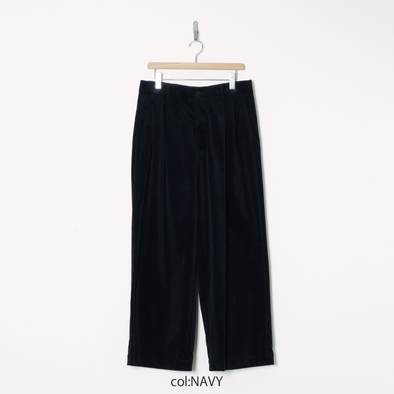 Graphpaper(����եڡ��ѡ�) Suvin Corduroy Wide Straight Trousers