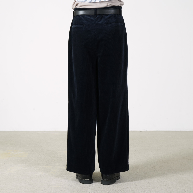 Graphpaper(����եڡ��ѡ�) Suvin Corduroy Wide Straight Trousers