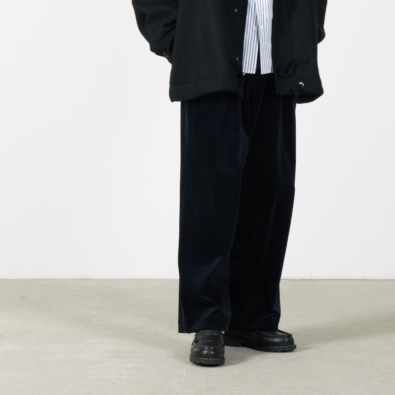 Graphpaper(����եڡ��ѡ�) Suvin Corduroy Wide Straight Trousers