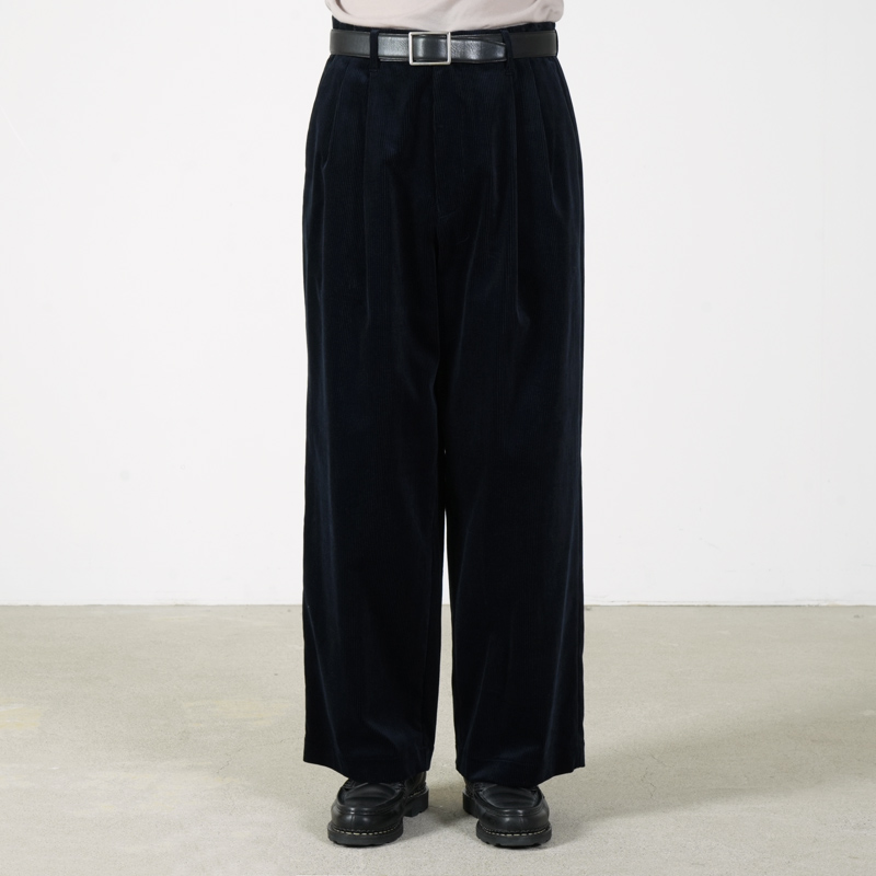 Graphpaper(����եڡ��ѡ�) Suvin Corduroy Wide Straight Trousers