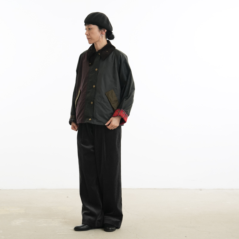Graphpaper(����եڡ��ѡ�) Suvin Corduroy Wide Straight Trousers