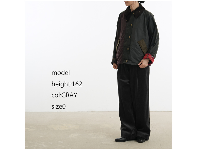 Graphpaper(����եڡ��ѡ�) Suvin Corduroy Wide Straight Trousers