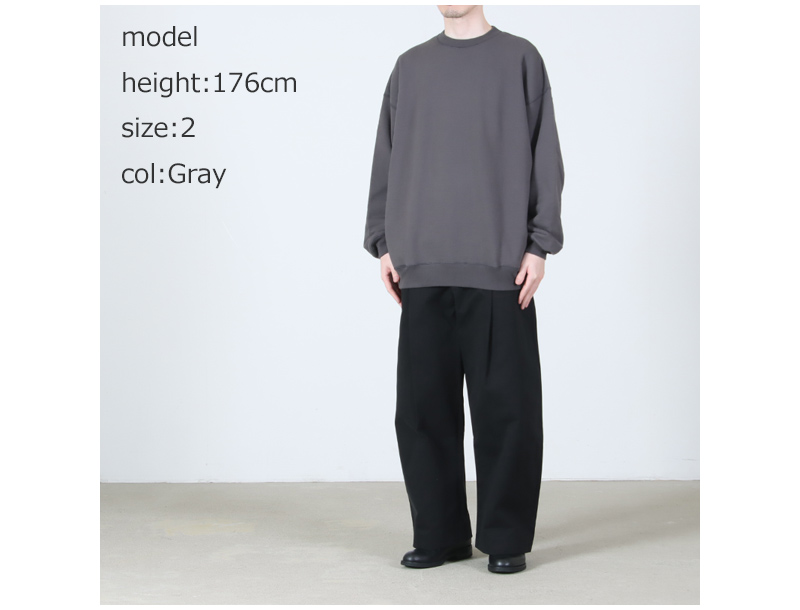 Graphpaper(����եڡ��ѡ�) AZUMA Terry Crew Neck Sweat