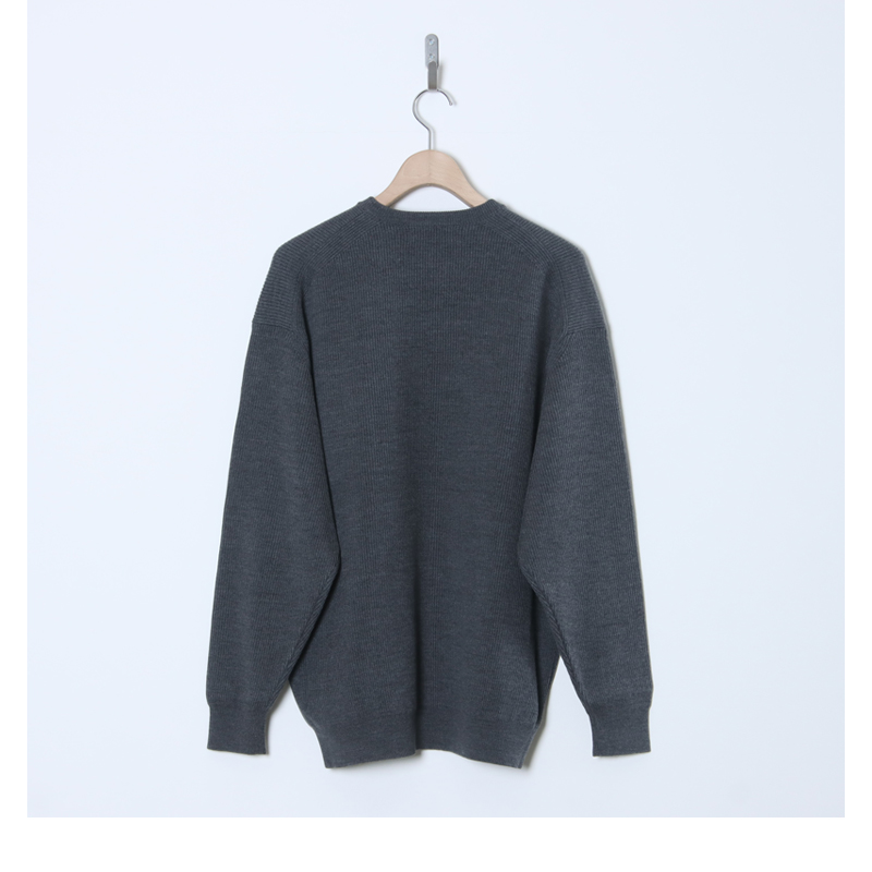 Graphpaper (グラフペーパー) High Density Crew Neck Knit / ハイデン
