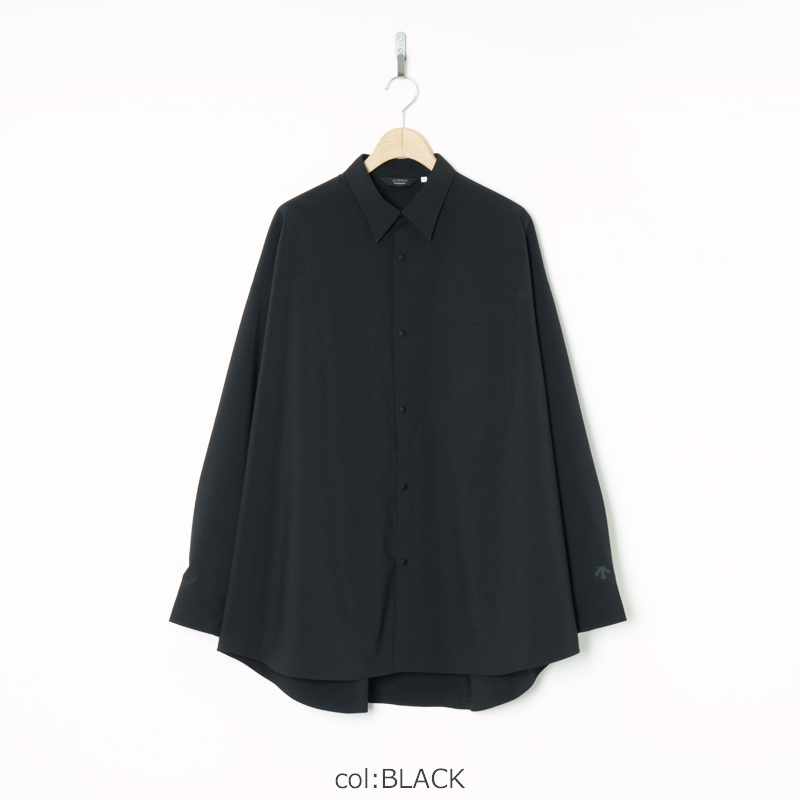 Graphpaper(����եڡ��ѡ�) DESCENTE for Graphpaper L/S Oversized Regular Collar Shirt
