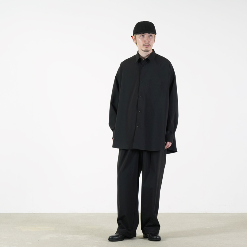 Graphpaper(����եڡ��ѡ�) DESCENTE for Graphpaper L/S Oversized Regular Collar Shirt