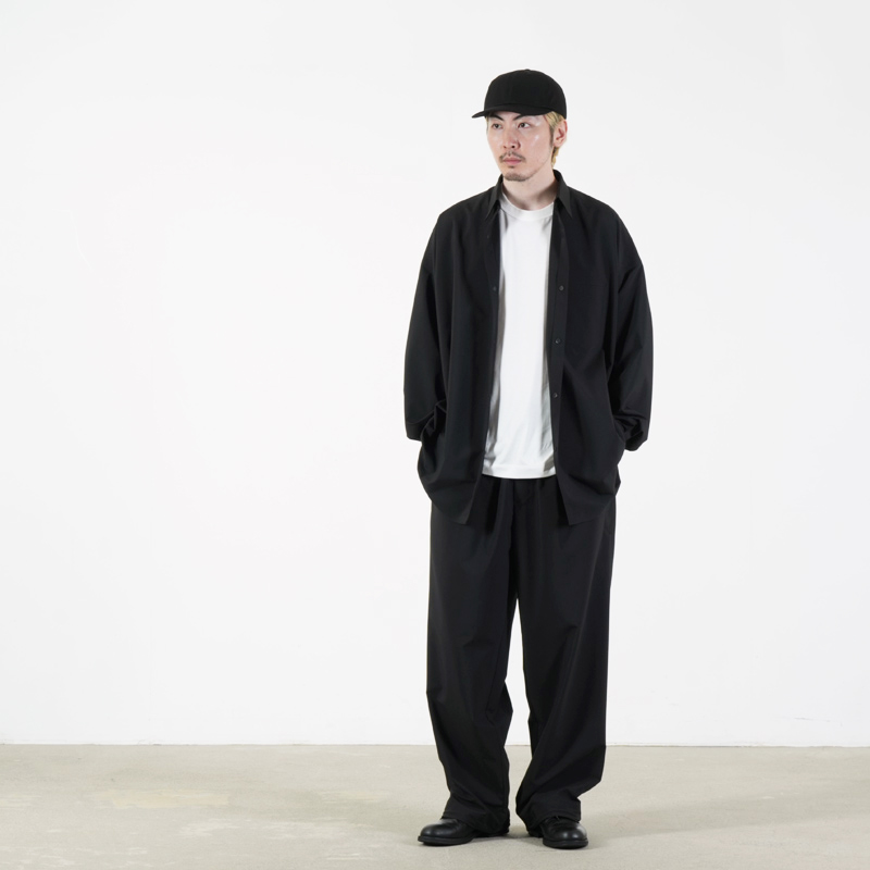 Graphpaper(����եڡ��ѡ�) DESCENTE for Graphpaper L/S Oversized Regular Collar Shirt