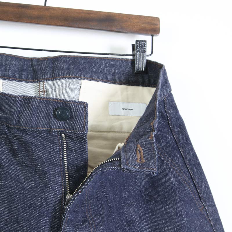 Graphpaper (グラフペーパー) Colorfast Denim Two Tuck Pant / カラーファストデニム ツータックパンツ