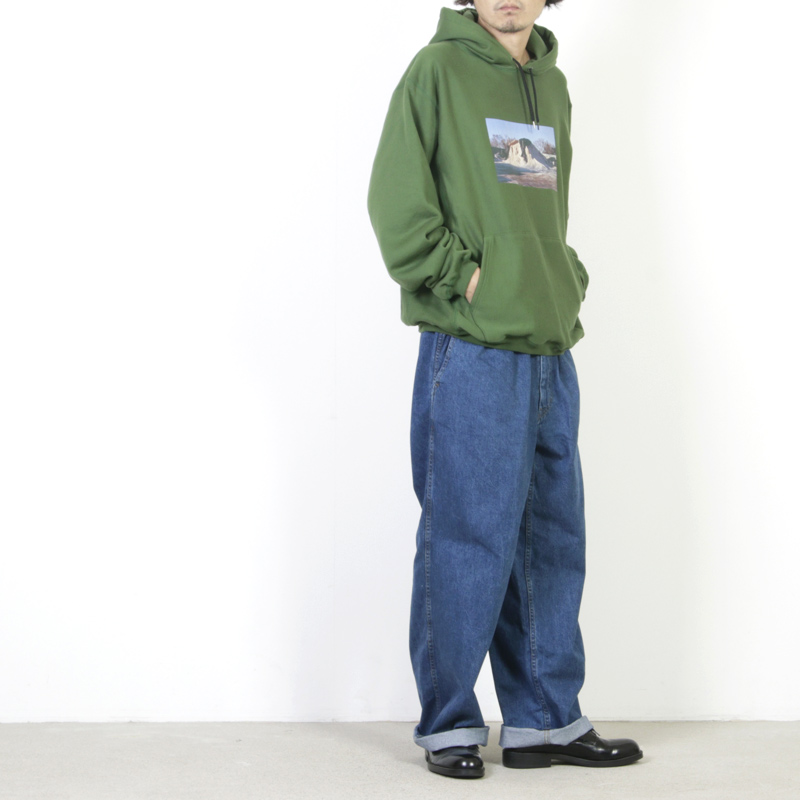 Graphpaper グラフペーパー Denim Baggy Pants Bl デニムバギーパンツ