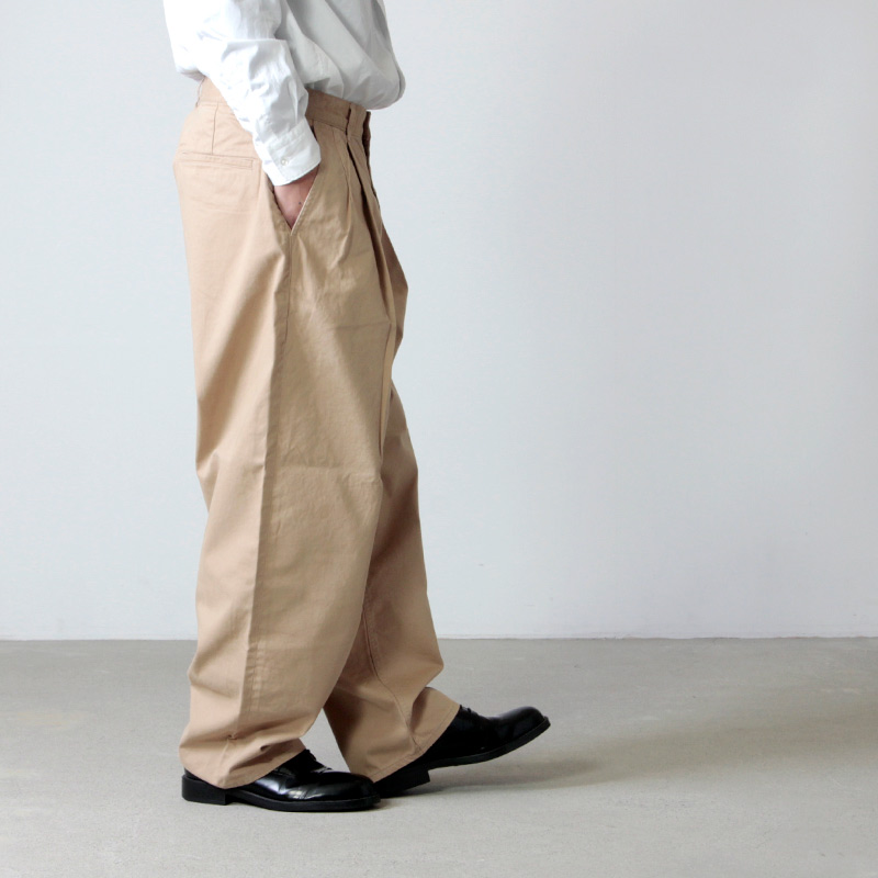 Graphpaper MILITARY CLOTH PANTS 2TUCKS