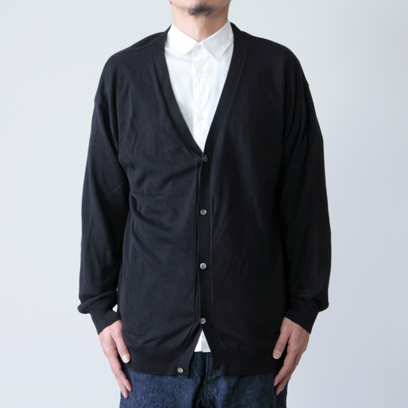 Graphpaper Suvin Cardigan カーディガン 黒 F | ofa.sg