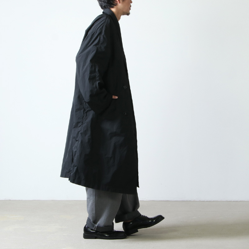 Graphpaper グラフペーパー 20AW 日本製 Germent Dyed Shop Coat ガーメントダイ ショップコート GM203-50054 1 D.GRAY オーバーコート アウター【Graphpaper】