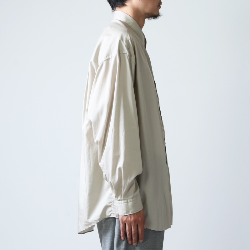Graphpaper グラフペーパー 23AW Broad S/S Oversized Band Collar