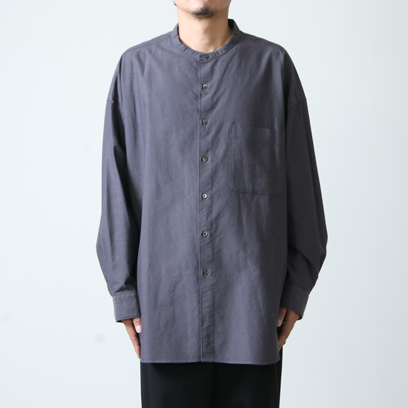 Graphpaper グラフペーパーBandCollar Shirt-