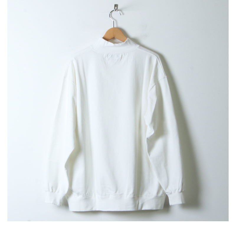 Graphpaper (グラフペーパー) Heavy Weight Mock Neck Hem Rib Tee