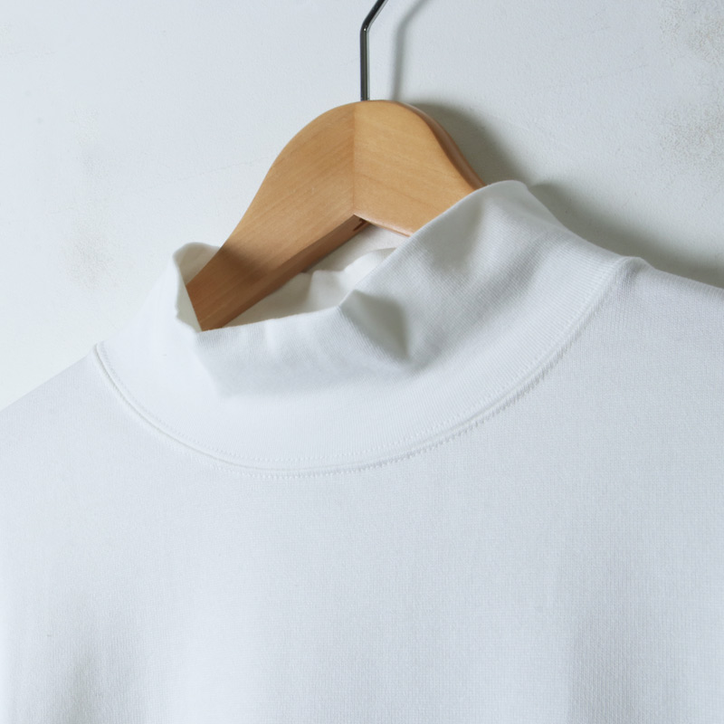 Graphpaper (グラフペーパー) Heavy Weight Mock Neck Hem Rib Tee