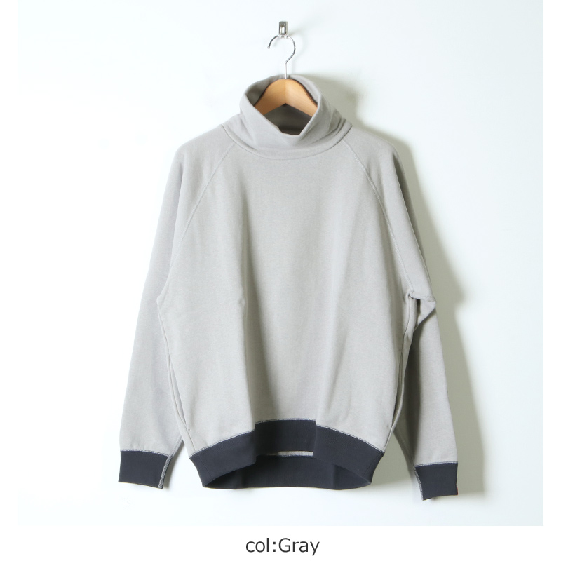 Graphpaper (グラフペーパー) LOOPWHEELER for Graphpaper High Neck Sweat / ループ