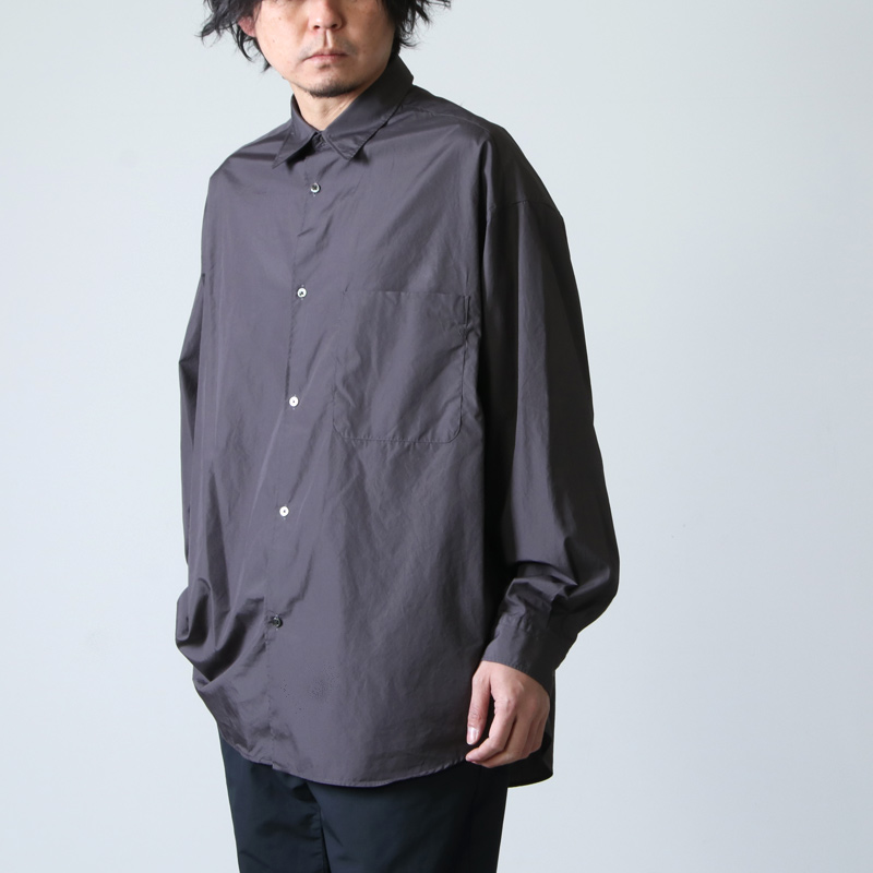 Graphpaper グラフペーパー 21SS BROAD OVERSIZED L/S REGULAR COLLAR