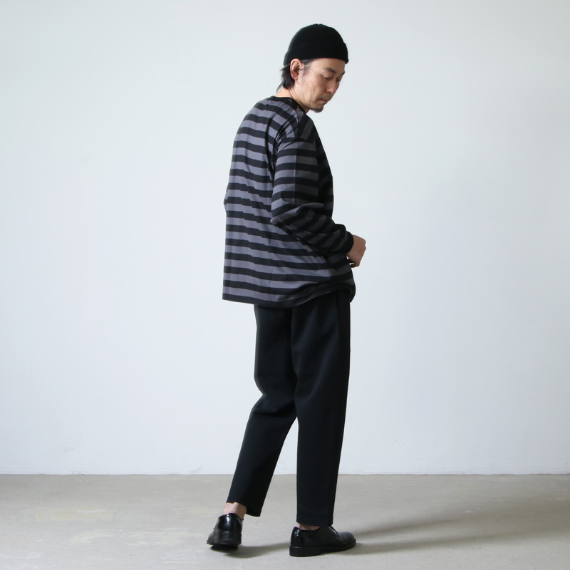 Graphpaper (グラフペーパー) Border L/S Tee / ボーダーロングスリーブT