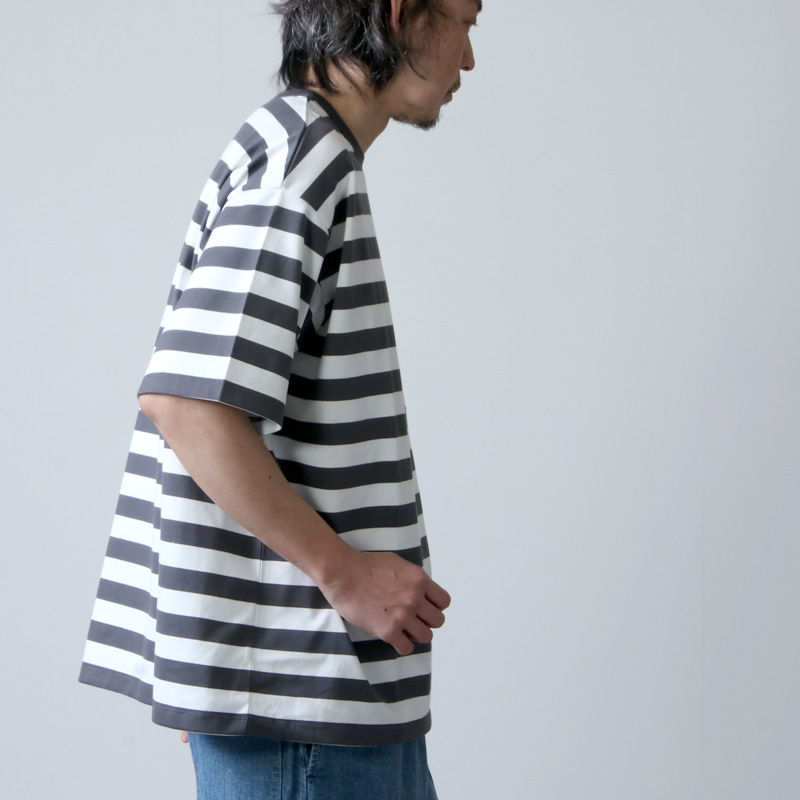 Graphpaper (グラフペーパー) Border S/S Tee / ボーダーショートスリーブT