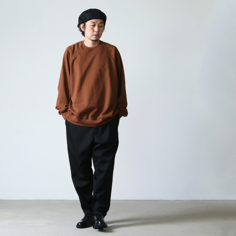 Graphpaper (グラフペーパー) Compact Terry Crew Neck / コンパクト