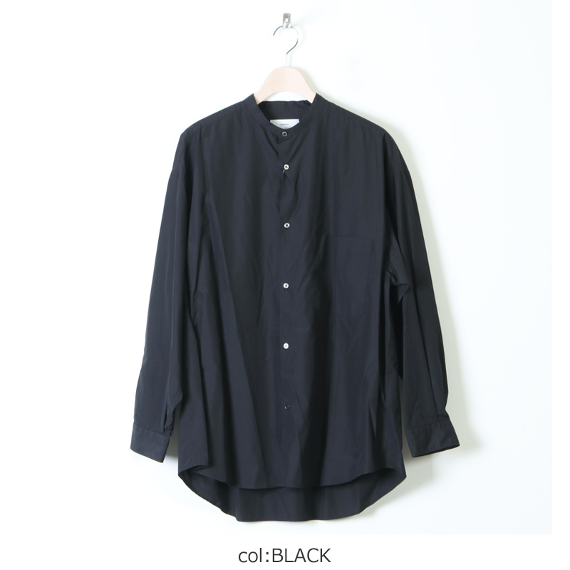 Graphpaper (グラフペーパー) Broad Oversized L/S Band Collar Shirt