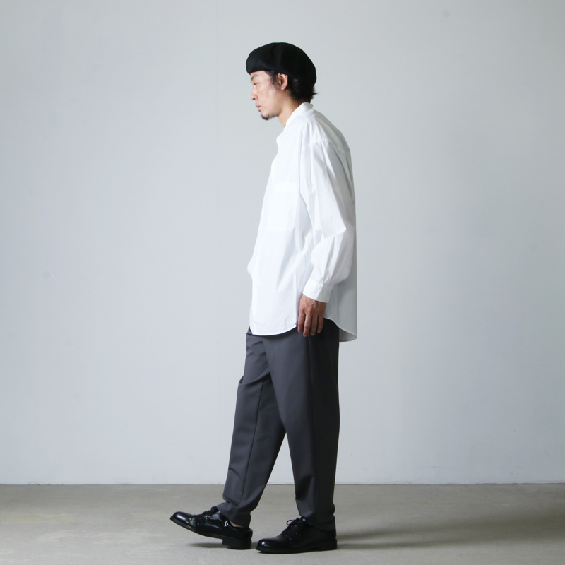 Graphpaper (グラフペーパー) Broad Oversized L/S Band Collar Shirt