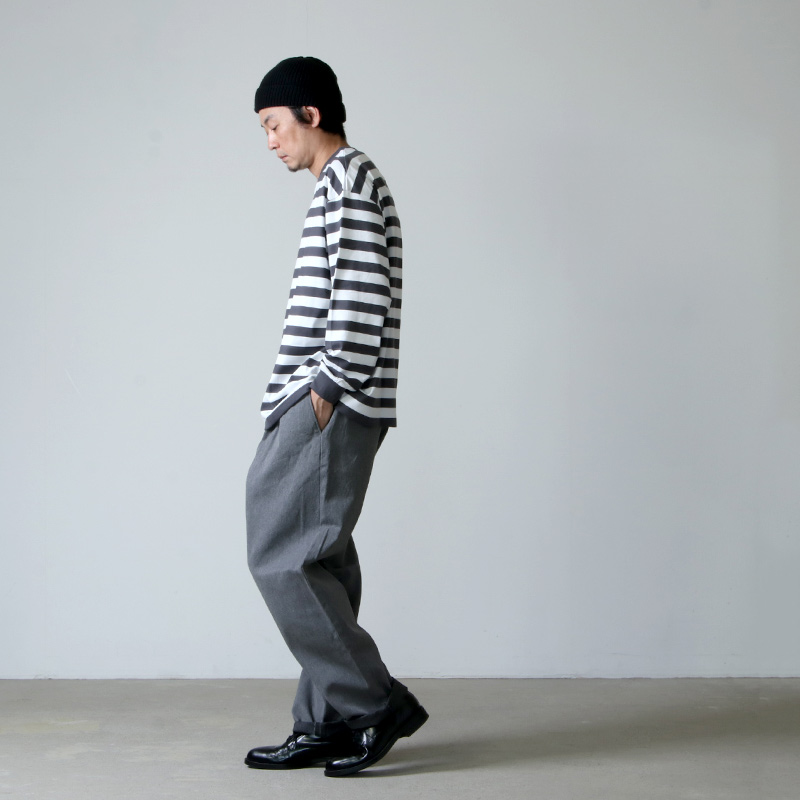 Graphpaper グラフペーパー DENIM BAGGY PANTS グレー