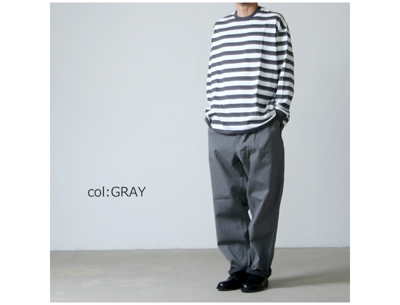 Graphpaper (グラフペーパー) Colorfast Denim Baggy Chef Pants / カラーファストデニムバギーシェフパンツ
