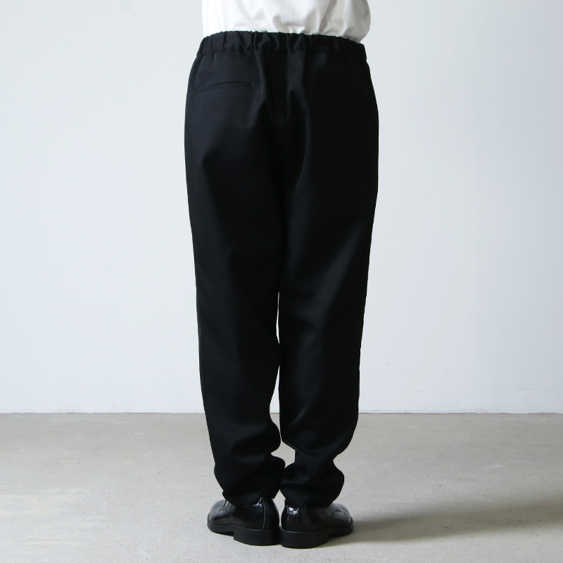 Graphpaper selvage wool taperd slacks