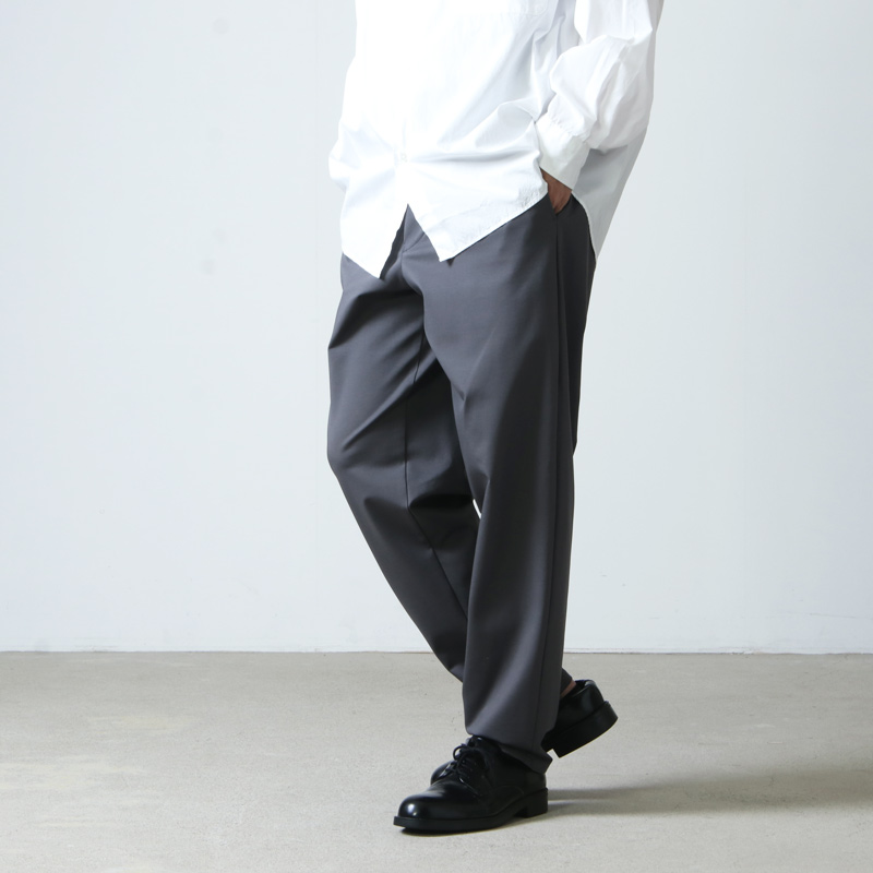 チャコールグレーGraphpaper Compact Ponte Slim Chef Pants