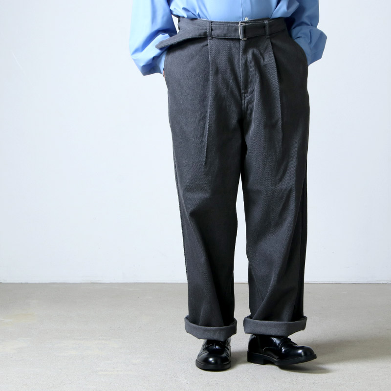 Graphpaper (グラフペーパー) Hard Twill Belted Pants / ハードツイル